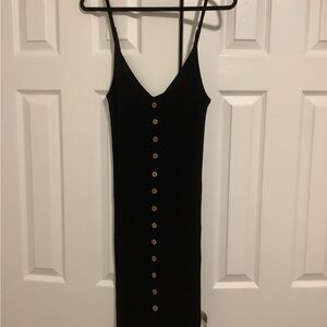 Forever 21 Black and Gold Slip Dress